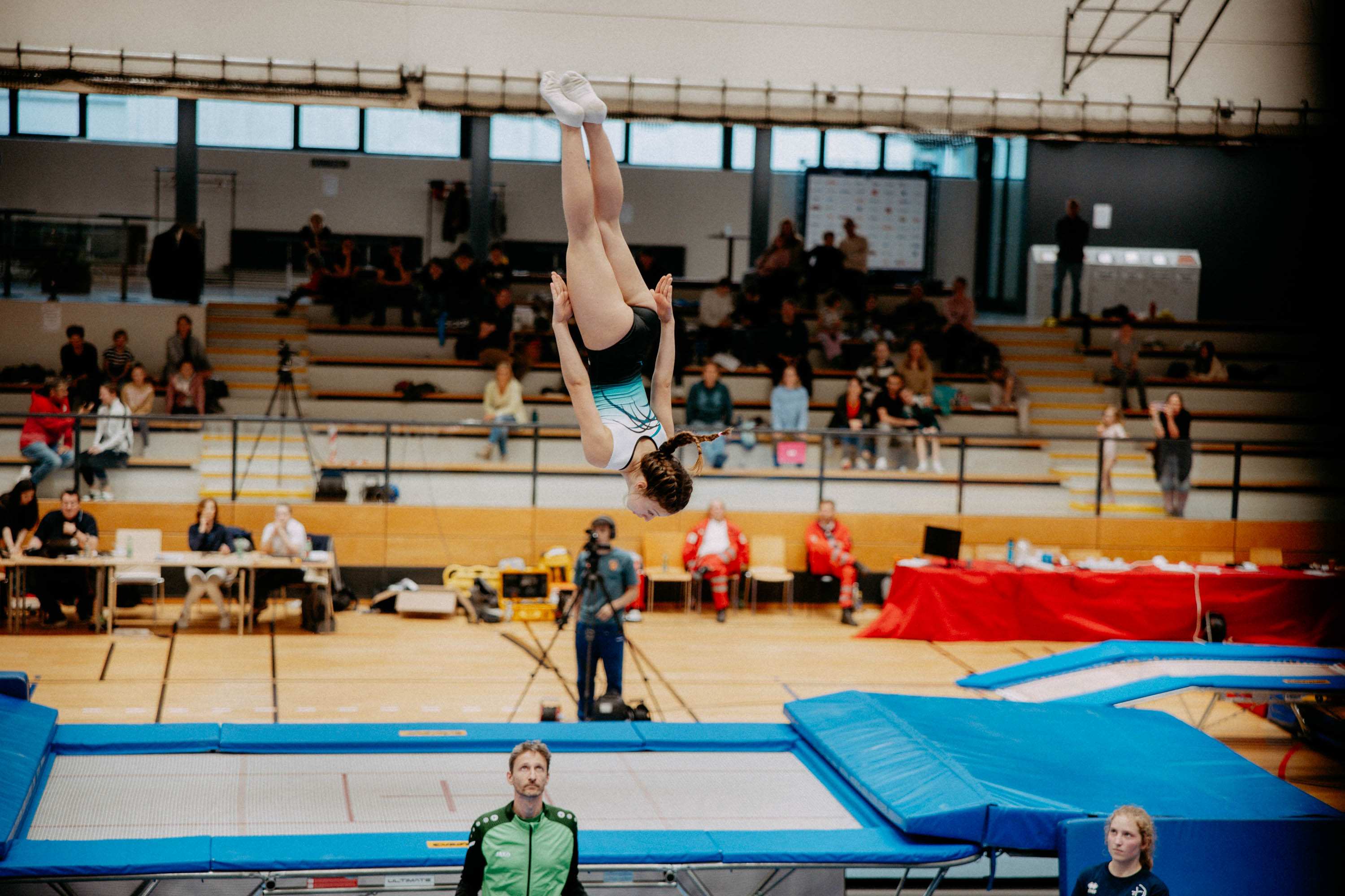 Alexandra Hayn bei der ÖM 2024 im Trampolinspringen